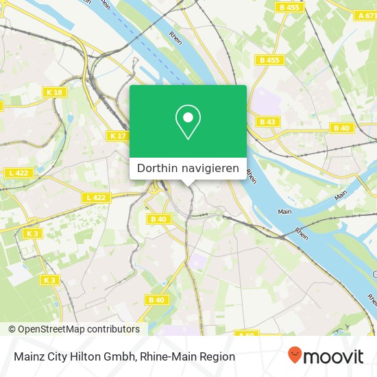 Mainz City Hilton Gmbh Karte