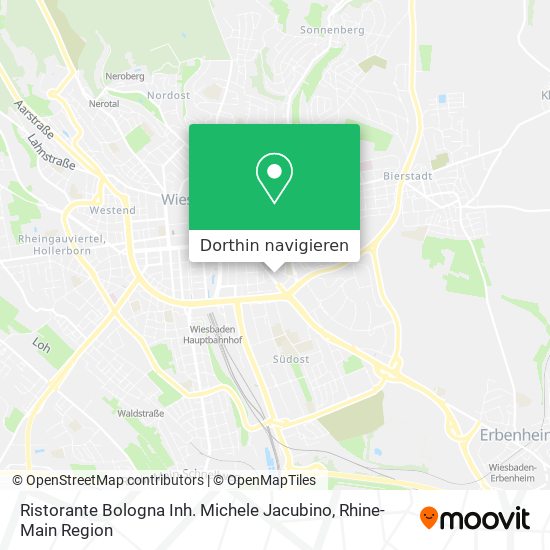 Ristorante Bologna Inh. Michele Jacubino Karte