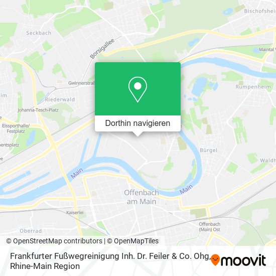 Frankfurter Fußwegreinigung Inh. Dr. Feiler & Co. Ohg Karte