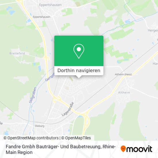 Fandre Gmbh Bauträger- Und Baubetreuung Karte