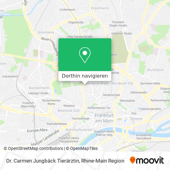 Dr. Carmen Jungbäck Tierärztin Karte