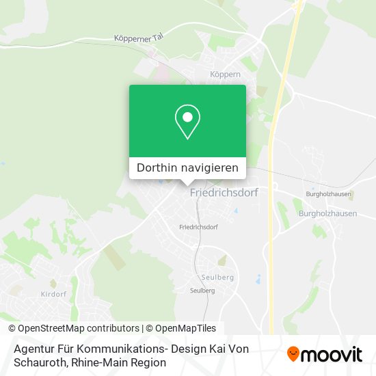 Agentur Für Kommunikations- Design Kai Von Schauroth Karte