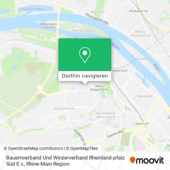 Bauernverband Und Winzerverband Rheinland-pfalz Süd E.v. Karte
