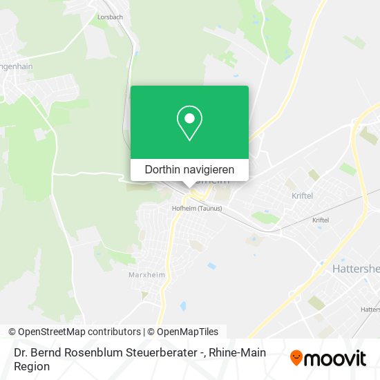 Dr. Bernd Rosenblum Steuerberater - Karte