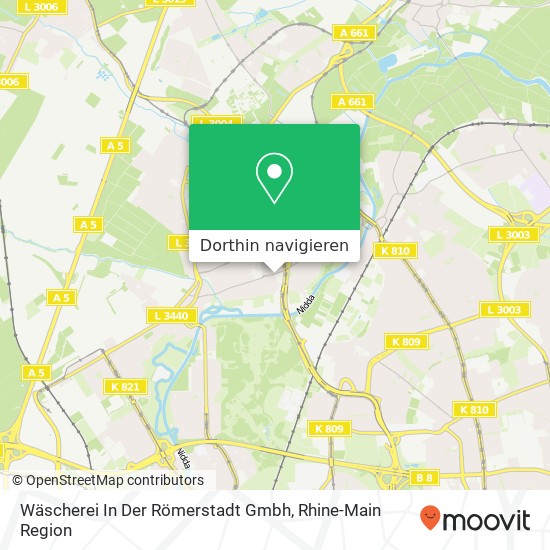 Wäscherei In Der Römerstadt Gmbh Karte