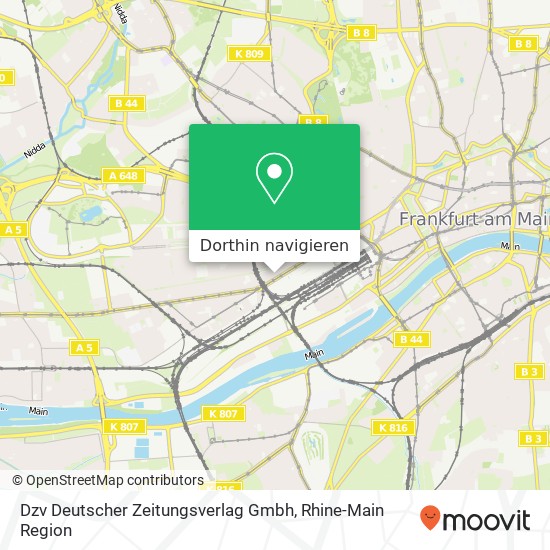 Dzv Deutscher Zeitungsverlag Gmbh Karte