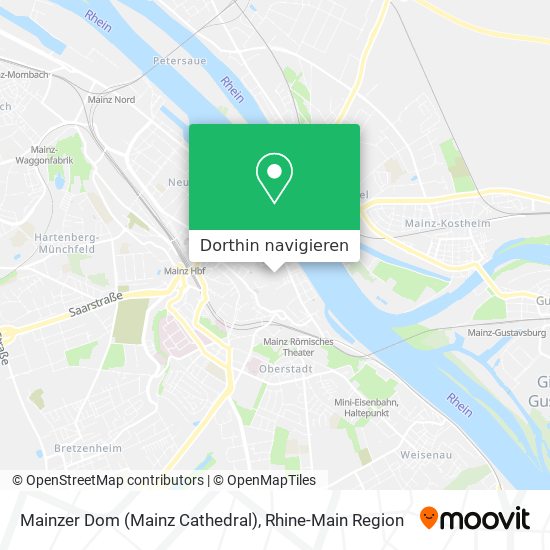 Mainzer Dom (Mainz Cathedral) Karte