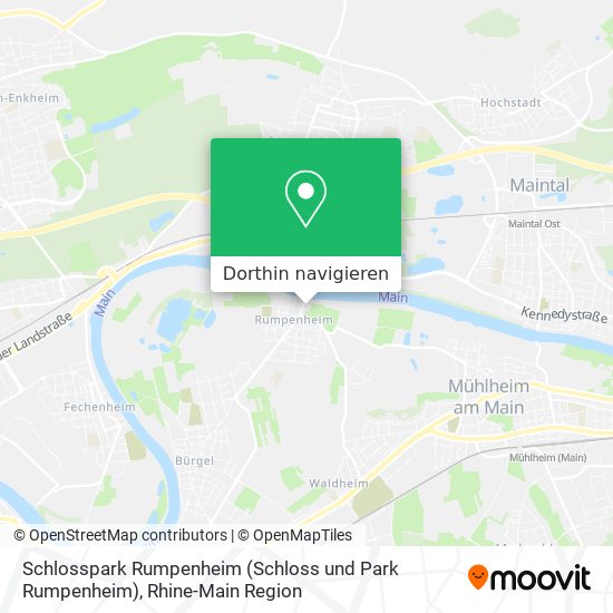 Schlosspark Rumpenheim (Schloss und Park Rumpenheim) Karte