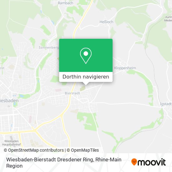 Wiesbaden-Bierstadt Dresdener Ring Karte