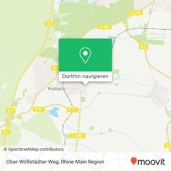Ober-Wöllstädter-Weg Karte