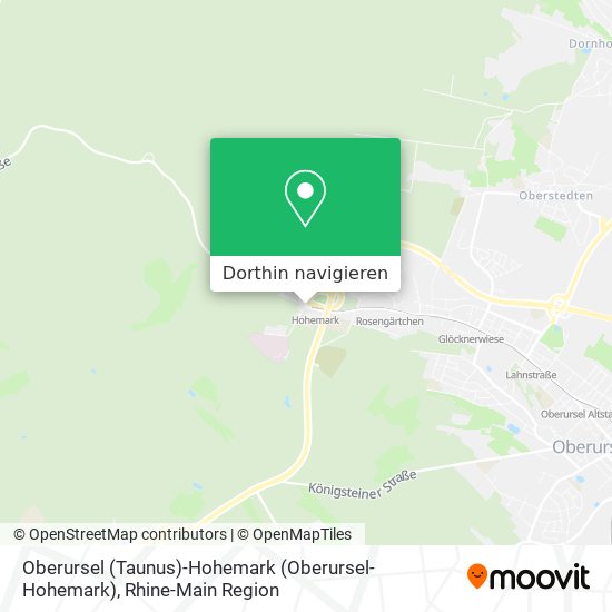 Oberursel (Taunus)-Hohemark (Oberursel-Hohemark) Karte