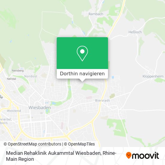 Median Rehaklinik Aukammtal Wiesbaden Karte