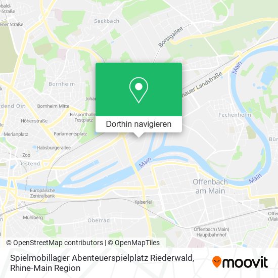 Spielmobillager Abenteuerspielplatz Riederwald Karte