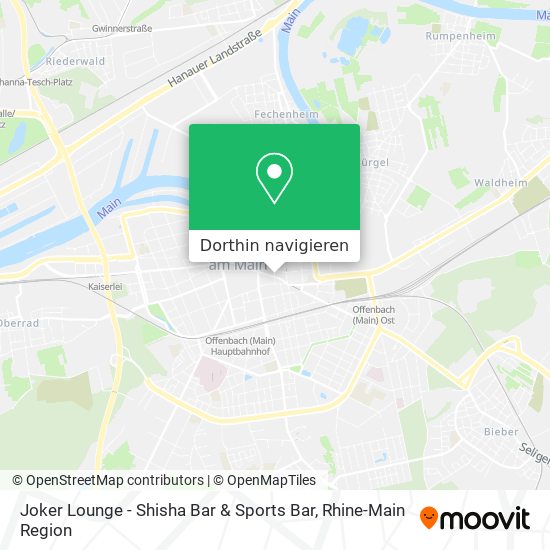 Joker Lounge - Shisha Bar & Sports Bar Karte