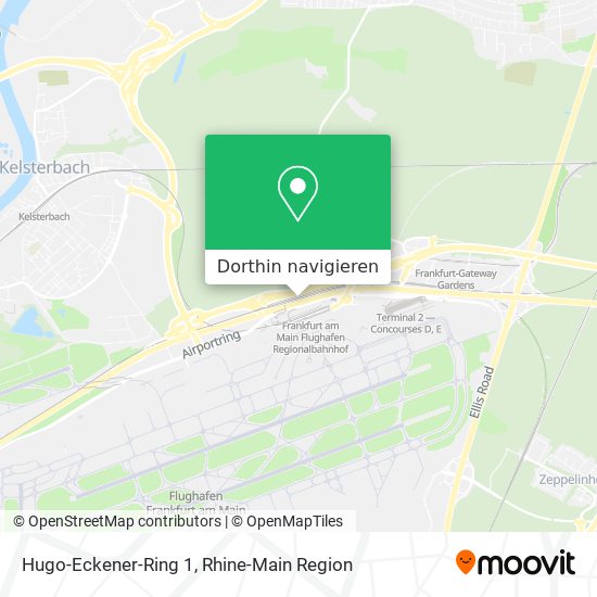 genade Oven Chinese kool Wie komme ich mit Bus, Bahn oder Straßenbahn nach Hugo-Eckener-Ring 1 in  Frankfurt Am Main?