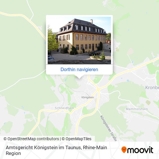 Amtsgericht Königstein im Taunus Karte