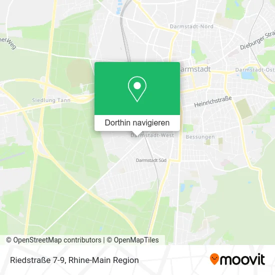Riedstraße 7-9 Karte