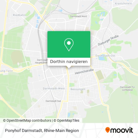 Ponyhof Darmstadt Karte