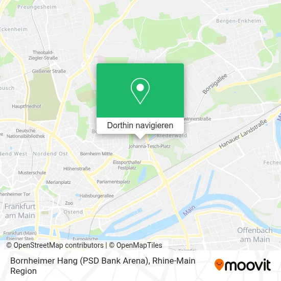 Bornheimer Hang (PSD Bank Arena) Karte