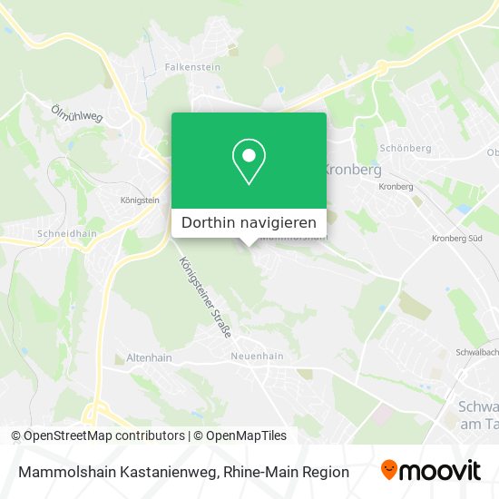 Mammolshain Kastanienweg Karte