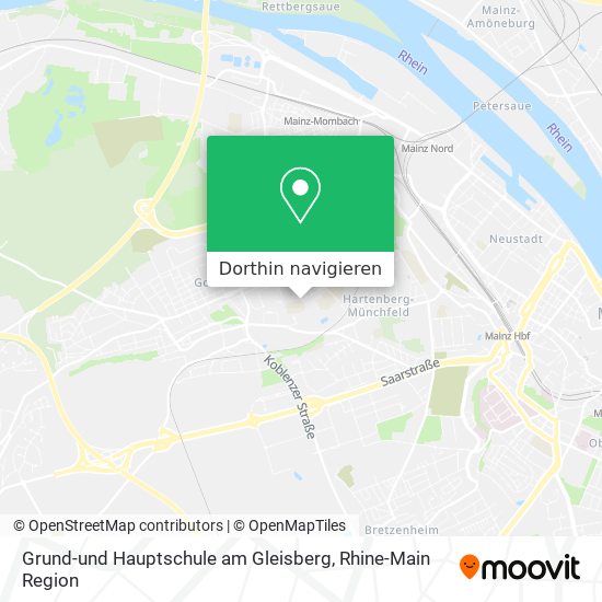 Grund-und Hauptschule am Gleisberg Karte