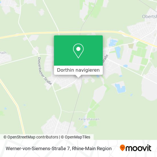 Werner-von-Siemens-Straße 7 Karte
