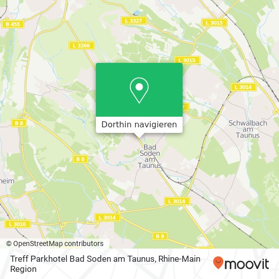 Treff Parkhotel Bad Soden am Taunus Karte