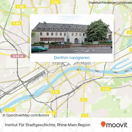 Institut Für Stadtgeschichte Karte