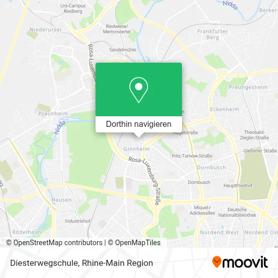 Diesterwegschule Karte