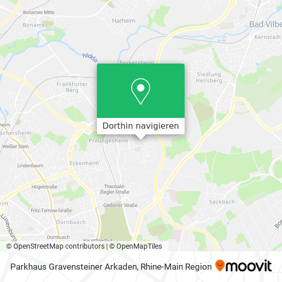 Parkhaus Gravensteiner Arkaden Karte