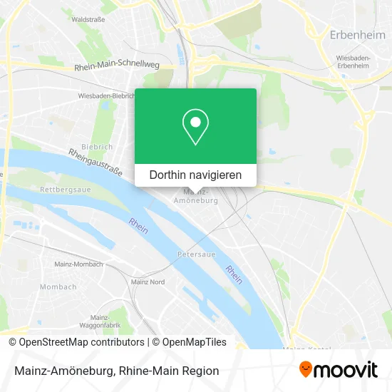 Mainz-Amöneburg Karte