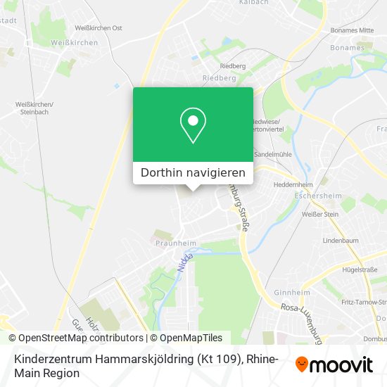 Kinderzentrum Hammarskjöldring (Kt 109) Karte