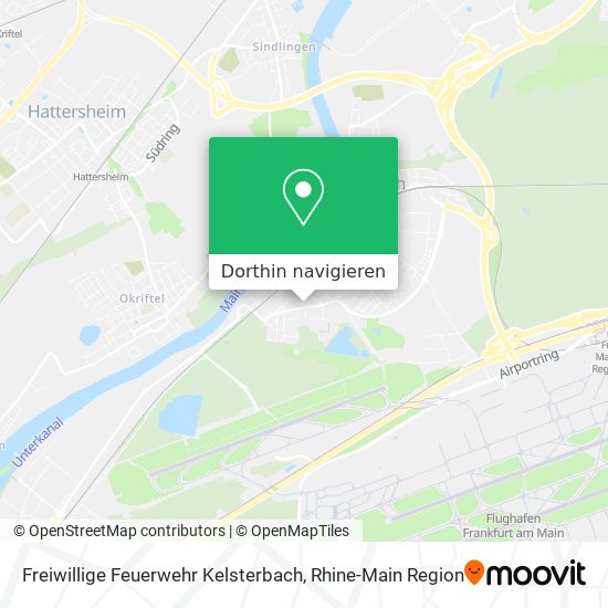 Freiwillige Feuerwehr Kelsterbach Karte