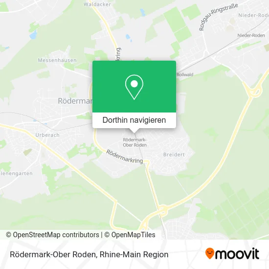 Rödermark-Ober Roden Karte