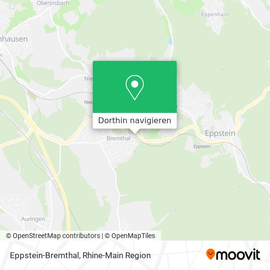 Eppstein-Bremthal Karte