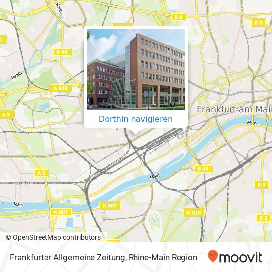 Frankfurter Allgemeine Zeitung Karte