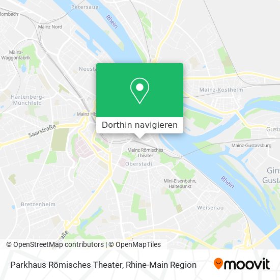 Parkhaus Römisches Theater Karte