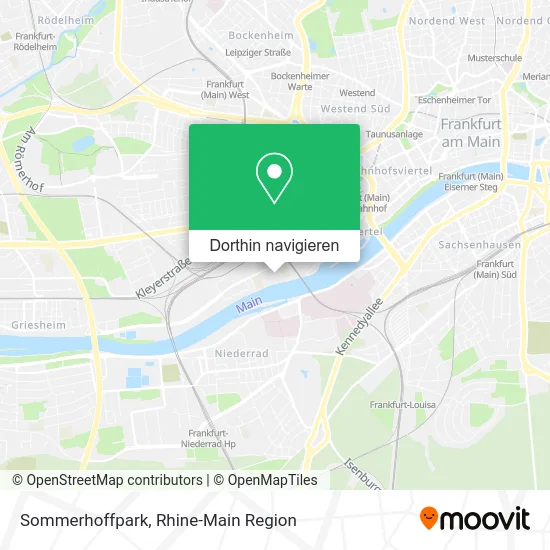 Sommerhoffpark Karte