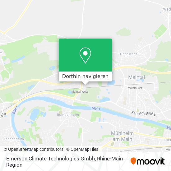 Emerson Climate Technologies Gmbh Karte