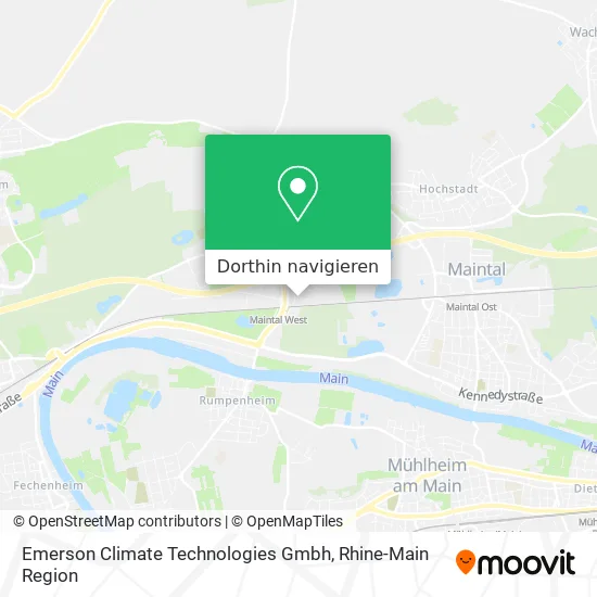 Emerson Climate Technologies Gmbh Karte