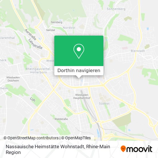 Nassauische Heimstätte Wohnstadt Karte