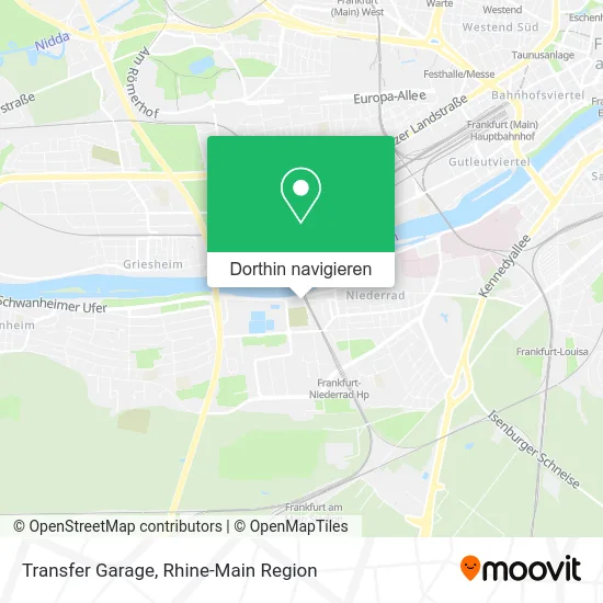 Transfer Garage Karte