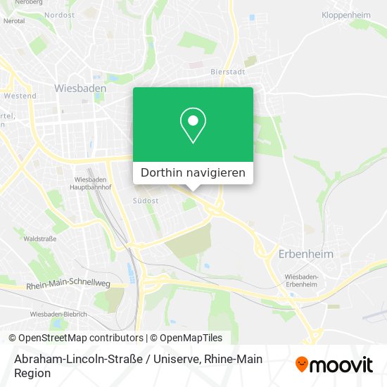 Abraham-Lincoln-Straße / Uniserve Karte