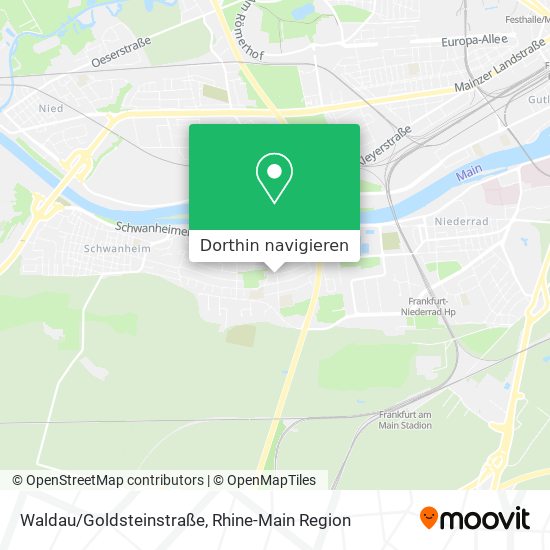 Waldau/Goldsteinstraße Karte