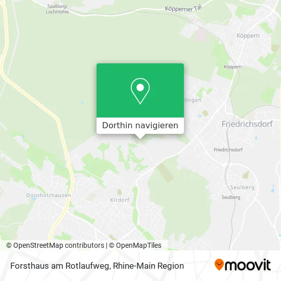 Forsthaus am Rotlaufweg Karte