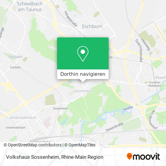 Volkshaus Sossenheim Karte