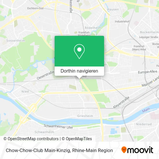 Chow-Chow-Club Main-Kinzig Karte