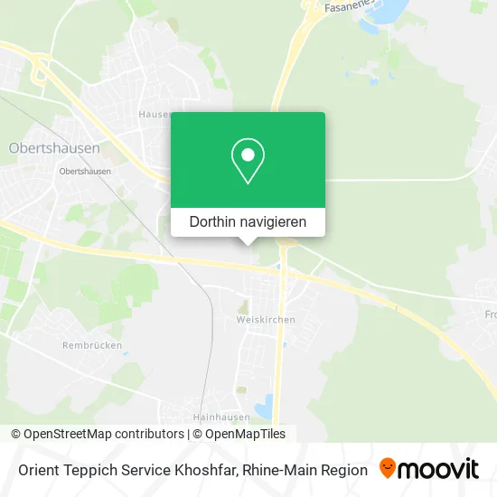 Orient Teppich Service Khoshfar Karte