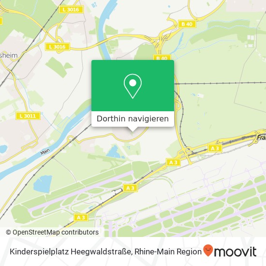 Kinderspielplatz Heegwaldstraße Karte