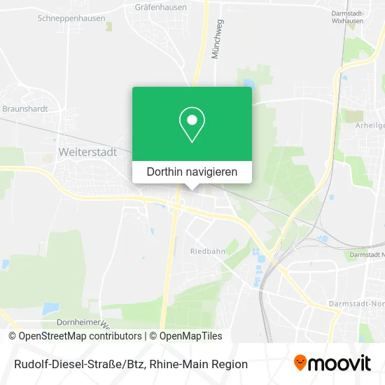 Rudolf-Diesel-Straße/Btz Karte